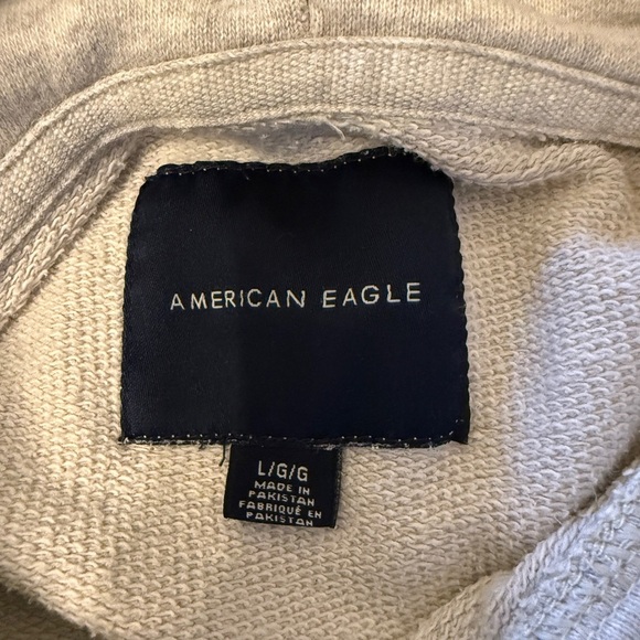 American Eagle Light Gray Sweatshirt - Picture 5 of 5